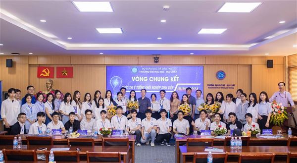 Vòng Chung kết Cuộc thi Ý tưởng khởi nghiệp sinh viên HUMG 2024