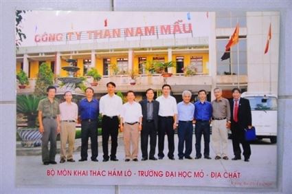 Cán bộ Bộ môn KTHL thăm và làm việc tại công ty than Nam Mẫu