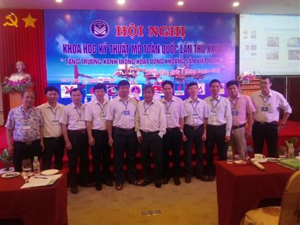 Tham gia hội nghị KHKT Mỏ Toàn  Quốc tại Vũng Tàu năm 2014