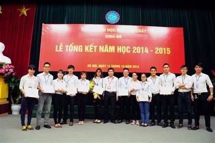 Lễ tổng kết năm học 2014-2015 của Khoa Mỏ