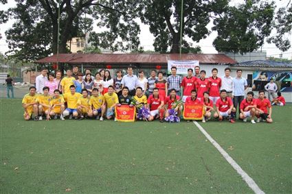 Giao lưu bóng đá cùng Công ty Tư vấn đầu tư công nghiệp mỏ - TKV