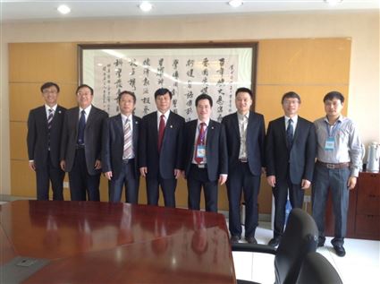 Cán bộ bộ môn KTHL tham gia đoàn đại biểu Trường Đại học Mỏ - Địa chất làm việc với trườngĐại học Mỏ - Công nghệ TQ năm 2015